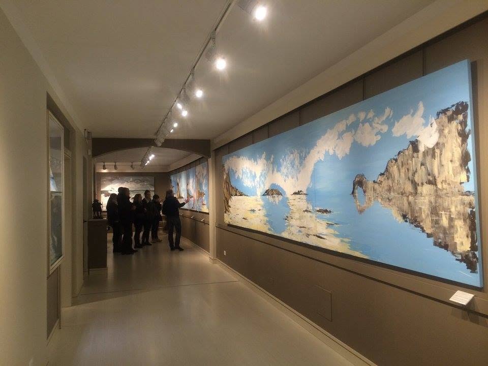 Documentazione della mostra Il mare secondo l'artista, Cremona, 2014