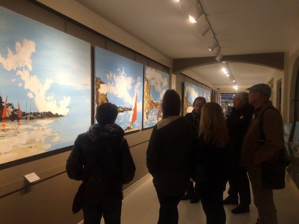 Documentazione della mostra Il mare secondo l'artista, 2014