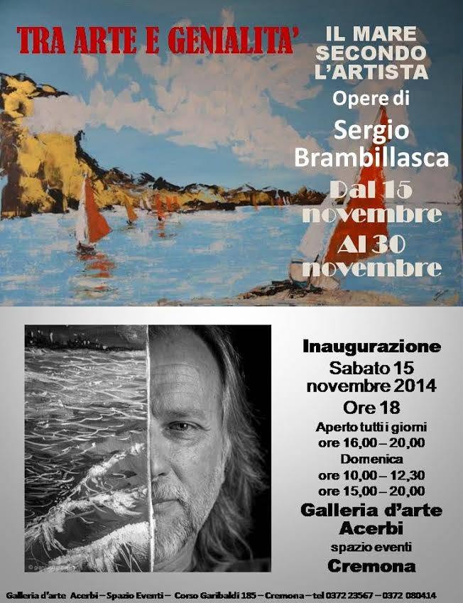 Materiale documentario della mostra Il mare secondo l'artista, 2014