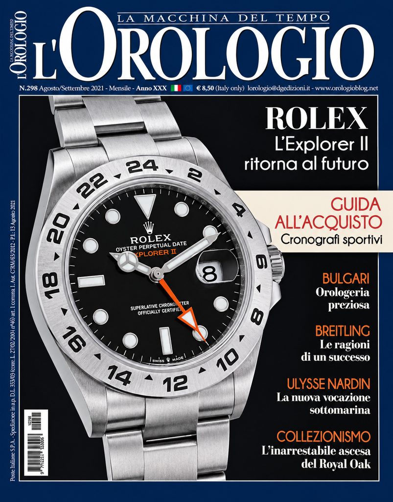 Copertina L’Orologio numero 298 agosto settembre 2021