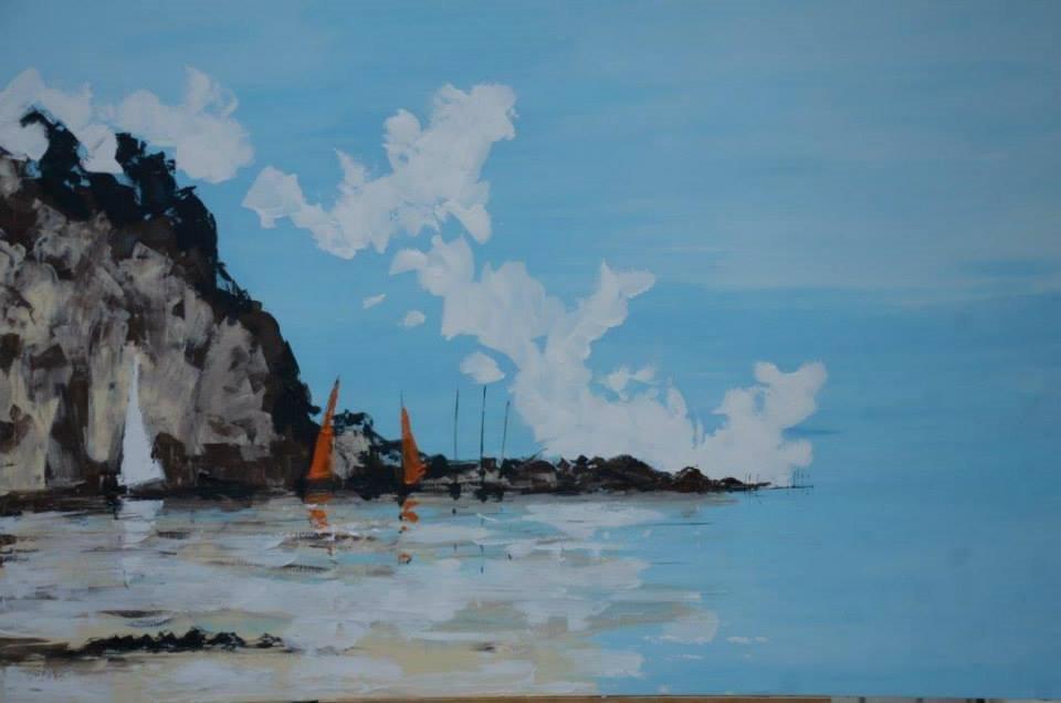 Riflessi, dipinto di Sergio Brambillasca, 2014